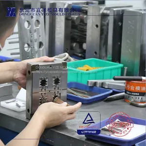 High Precision Plastic Injection Mold for PA66+30GF Black Cam B Manufacturing Services thumbnail-1