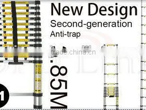 Folding Climb Ladder Aluminium Telescopic Ladder Step Ladder thumbnail-1