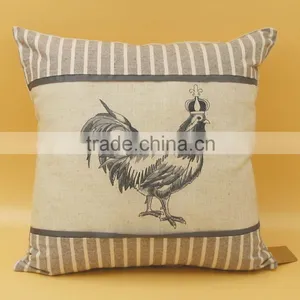 Animal Printed Embroidery Cushion Cover thumbnail-2