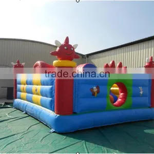 2016 Hot Sale Kids Outdoor Inflatable Fun City Amusement Park for Sale thumbnail-1