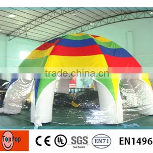 New Design Clorful Outdoor Inflatable Camping Tent Inflatable Party Cube Tent for Sale thumbnail-1