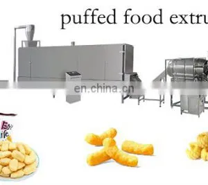 Fully-automatic Core Filling Puffed Twin Screw Extruder Processing Machinery Snack Food Making Machine thumbnail-4