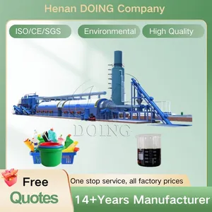 Pure PP/PE/PS/ABS Plastics to Fuel Oil Recycling Pyrolysis Machine Aluminum Plastic Pyrolysis Plant thumbnail-3