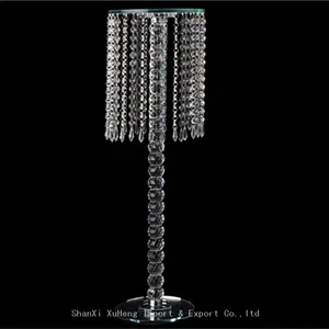 Wedding Decoration Crystal Flower Stand Centerpiece Around With Chains thumbnail-2