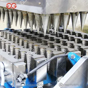 China Supplier Fully Automatic Ice Cream Cone Small Egg Roll Wafer Cones Making Machine thumbnail-2