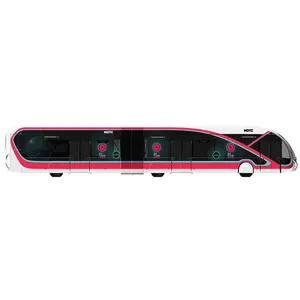 BRT 18m 50+1 Seats Automatic Pure Electric Rhd Urban Bus 50 Seats Passenger Public Articulated Pure Electric City Bus thumbnail-1