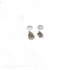 18MM Rolled Nickel Color Embossed Disc-shaped Magnetic Button thumbnail-4