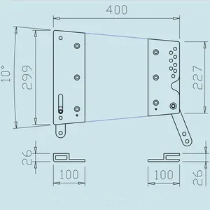 034 Professional Audio 10 Inch Accesorios Para Line Array Flying Kit Hanging Cabinet Rigging Systems Hardware thumbnail-3