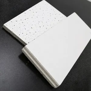 Light Reflected 600X600 Acoustic Mineral Fiber Ceiling Tiles For Restaurant thumbnail-1