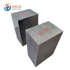 Wholesale Price Refractory Fire Magnesia Carbon Bricks for Hot Blast Furnace Refractories Blocks thumbnail-1