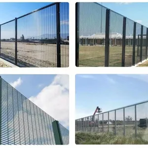 Galvanized 358 Anti-climb Fence Corrosion Resistant Security Mesh Fencing thumbnail-4