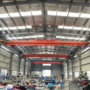 5 Ton 10 Ton 15 Ton Customized Workshop Warehouse Single Girder Electric Overhead Travelling Bridge Crane 5 Ton 10 Ton 15 Ton thumbnail-4