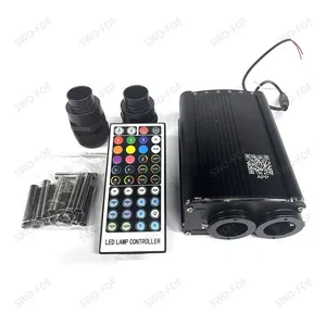 AC110V Two Heads Star +meteor Light Source Machine Twinkling Headliner Kit for Rolls Royce Roof Star thumbnail-3
