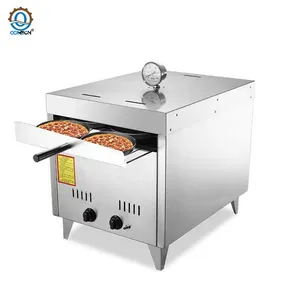 Professional Gas Pizza Oven QD-CY-6 500C High Heat Stainless Steel Pizza Maker for Fast Food Chains and Snack Bars thumbnail-1