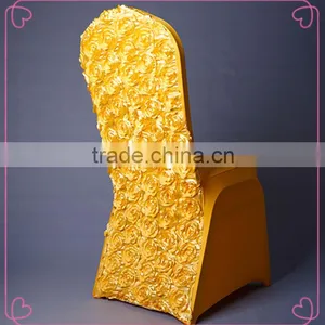 Rosette Spandex Chair Cover for Wedding and Party thumbnail-3
