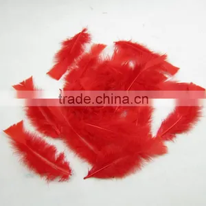 Wholesale Red Artificial Turkey Feathers for Sale Cheap thumbnail-1