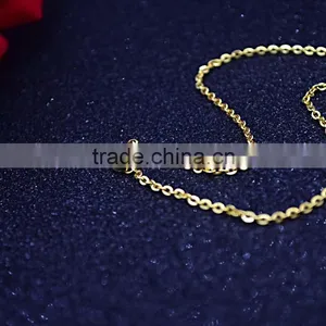 Custom Logo Gold Jewelry 2016 Jewellery Diamond Custom Logo Necklaces Supplier's Choice thumbnail-6
