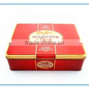 Rectangle Cell Phone Battery Tin Box With Window thumbnail-1