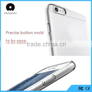 Clear Slim Transparent Acrylic Plastic Back Cover Flexible TPU Silicone Frame Bumper Hybrid Case for IPhone 6 Supplier's Choice thumbnail-5