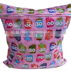 Useful Waterproof Reusable Zipper Cloth Baby Diaper Bag thumbnail-3