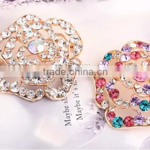 Corsage Wholesale Noble Scarf Buckle Crystal Brooch thumbnail-5