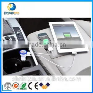 2015 Wholesale Manufacturer 5V 2A Portable USB Car Charger for IPhone, IPad, 2 Port Usb Car Charger thumbnail-3