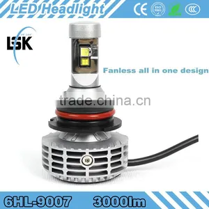 Lanseko Brightness G6 Bulbs Hi/lo Beam H4, H13, 9004, 9007 AUTO Led Headlight Kit 6000lm FOR All Cars thumbnail-3