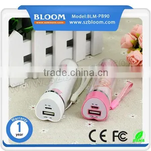 Heart Shape Universal Power Bank 2600mah ,18650 Battery for Smartphones ,portable Power Bank thumbnail-1