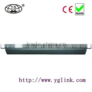 19"1.5U 8ways With Current Voltmeter Universal Type PDU Power Distribution Unit Cabinet PDU Universal PDU 16A Rack PDU thumbnail-1