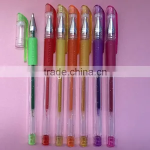 Colored Gel Pen Type and Office & School Pen Use Gel Ink Pen With Glitter Color thumbnail-3