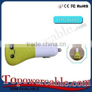 2015 New In Car Mobile Phone Small Car Charger For Htc For Zte For Iphone 5 5S thumbnail-1