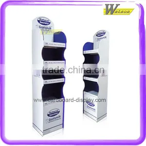 Supermarket and Store Good Quality Shelf Design Cardboard Display Stand for Milk thumbnail-1