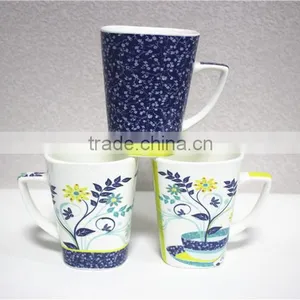 Best Selling Daily Use White Porcelain Mug Ceramic Funny thumbnail-4