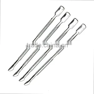 Full Metal Cuticle Pusher Nail Art Equipment Perfect Care Nails Pusher Pushers Stainless Steel Nail Tools thumbnail-4