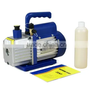 Single 1 Stage 1/4HP Rotary Vane Deep Vacuum Pump 3,5 CFM Air Refrigerant 5 Pa thumbnail-1