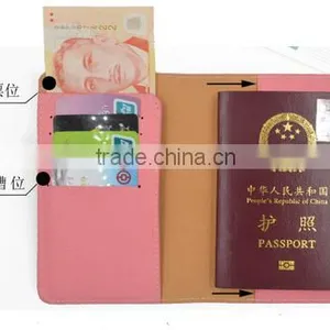 Black Pu Leather Passport Holder thumbnail-4