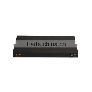 4 Port DVI Single Link Video Audio 4port Dvi Splitter With Power Led and Working Led thumbnail-2