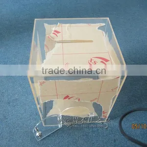 GH-RJ004 Hot Sale Clear Donation Box With Lock ,high Polished Acrylic Donation Box thumbnail-3