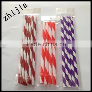 Colorful Plastic Wrapped Striped Straws With Affixed Stopper Quality Choice thumbnail-6