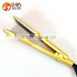 Hot Selling Led Display Titanium Yellow Hair Straightener Ultrssonic Private Label Flat Iron Power Cord thumbnail-3