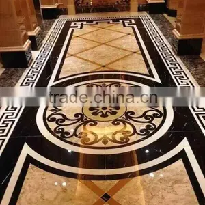 Marble Stone Polished & Waterjet Patterns Flooring Tiles thumbnail-4
