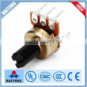 3 Pin Waterproof Variable Potentiometer Golden Color With Best Quality thumbnail-1