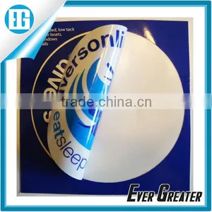 Custom Double Side Printing Static Cling Vinyl Sticker, DIE CUT WINDOW STICKER Custom Car Bumper Sticker thumbnail-1