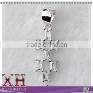 Chian Jewelry Wholesale 925 Sterling Silver Crystal Cross Pendant thumbnail-3