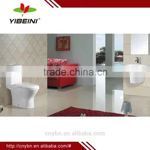 Sanitary Ware Ceramic Bathroom Designs Two Piece Toilet thumbnail-1