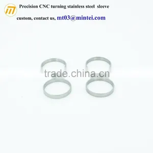 Custom Precision CNC Machining Short Stainless Steel Sleeve thumbnail-2