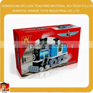 Self-assembly Train Toy Plastic Building Connector Toys thumbnail-1