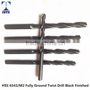 Factory Sales Directly, HSS M2/6542 Fully Ground Twist Drill Bit, Black Finished thumbnail-3