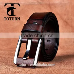 Latest Design Business Mans Genuine Leather Belt Made in China Tailoring Black Outsourcing Classical Men Belt thumbnail-2