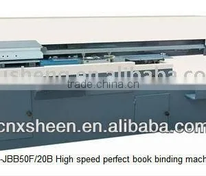 XH-JBB50F/20B High Speed Perfect Book Binding Machine,desktop Perfect Binding Machine,glue Binding Machine,hardcover Binding Mac thumbnail-1